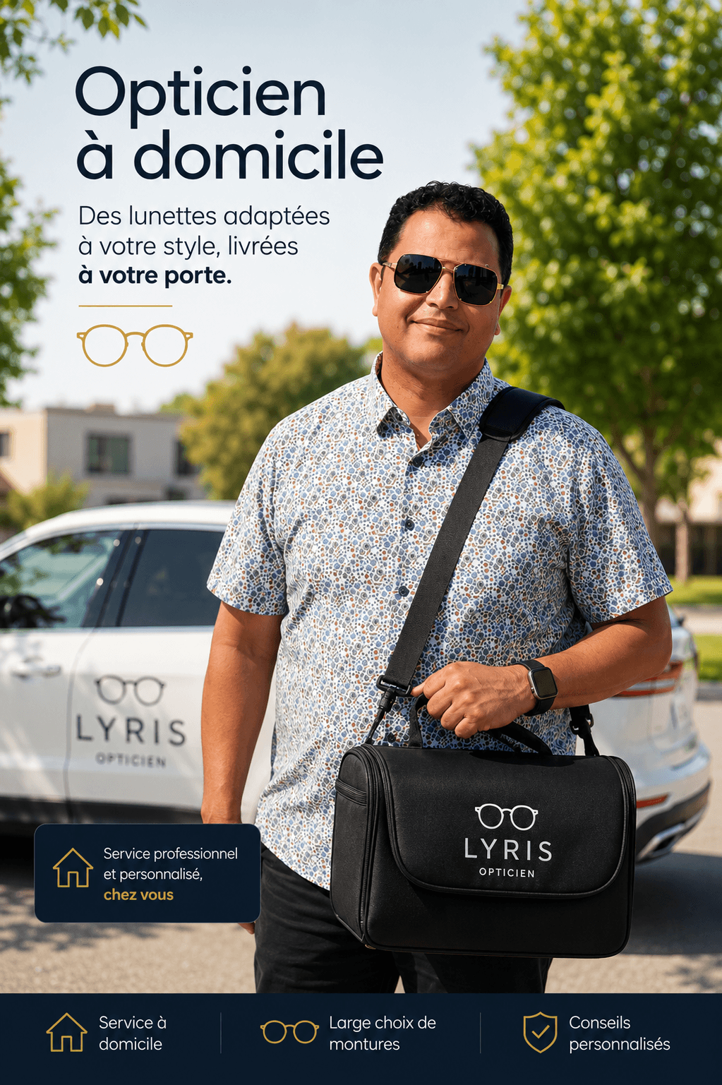 Youssef Ait El Kaid, opticien d'ordonnances O.O.D., fondateur de LYRIS Opticien